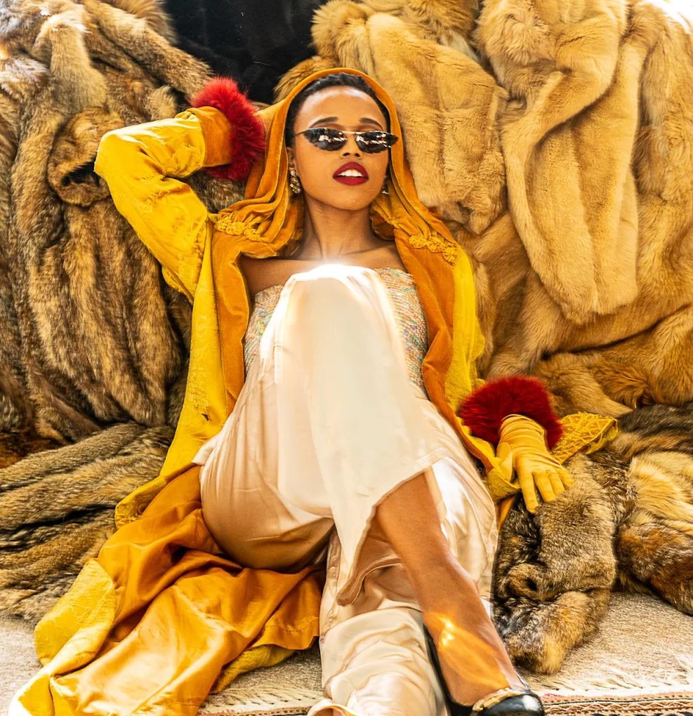 Vintage furs and couture at Moonstruck Experience