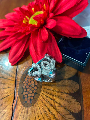 Vintage Christian Dior Cocktail Ring, c. 1990s