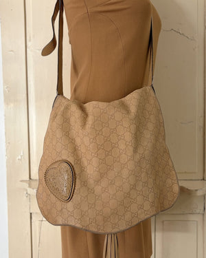 Gucci Guccissima Tribeca Messenger Crossbody Bag